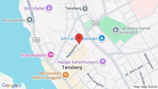 Kontorlokaler til leje i Tønsberg - Foto fra Google Street View