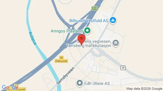 Lagerlokaler för uthyrning i Tønsberg – Foto från Google Street View