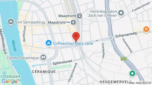 Kontorlokaler til leje i Maastricht - kort over placeringen
