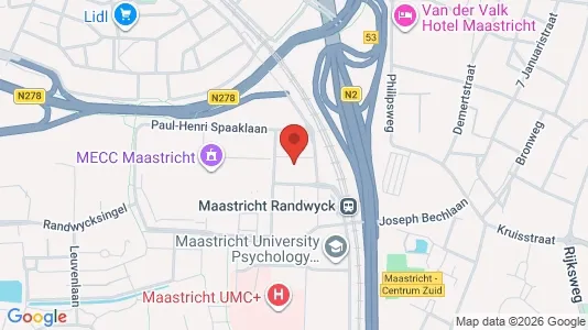 Gewerbeflächen zur Miete i Maastricht - kort over placeringen