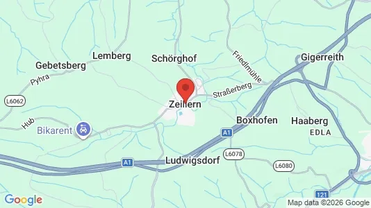 Commercial properties for sale i Zeillern - kort over placeringen