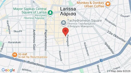 Büros zur Miete i Larissa – Foto von Google Street View