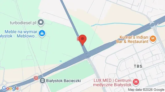 Gewerbeflächen zur Miete i Białystok – Foto von Google Street View