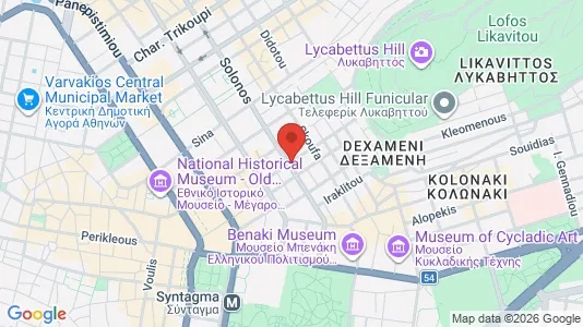 Lokaler til leje i Athen Exarchia - kort over placeringen
