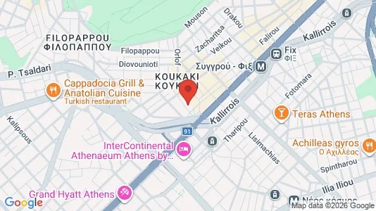 Lokaler til leje i Athen Akropoli - Foto fra Google Street View