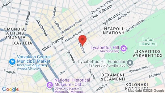 Gewerbeflächen zur Miete i Athen Exarchia - kort over placeringen