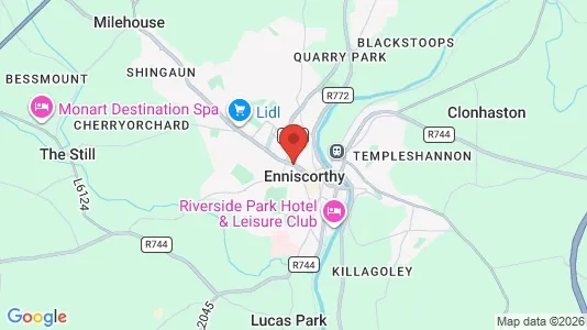 Företagslokaler för uthyrning i Enniscorthy – Foto från Google Street View
