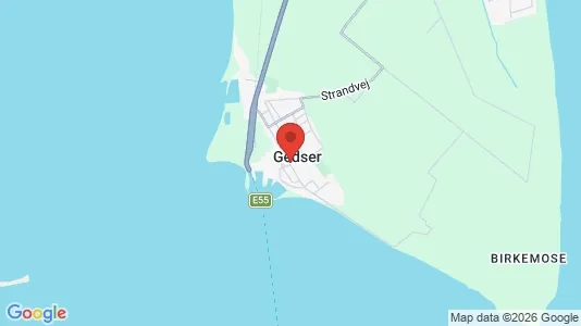 Restaurants for sale i Gedser - kort over placeringen