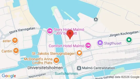 Büros zur Miete i Malmö City – Foto von Google Street View