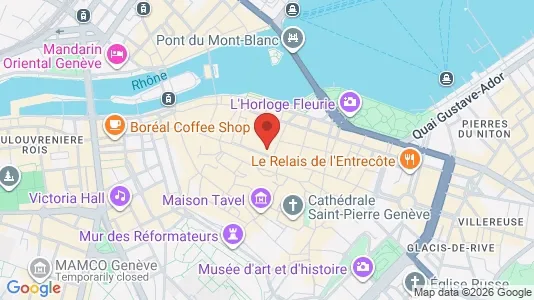 Toimistotilat Vuokrattavana i Geneva Cité - kort over placeringen