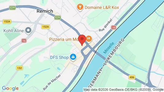 Büros zur Miete i Remich – Foto von Google Street View