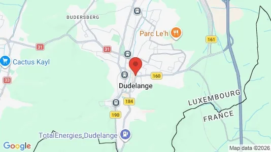 Butikklokaler til leie i Dudelange – Bilde fra Google Street View