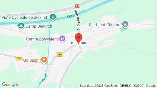 Lokaler til salg i Bettendorf - kort over placeringen