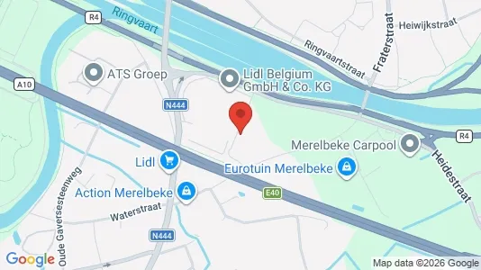 Kantorruimte te huur i Merelbeke - Foto uit Google Street View
