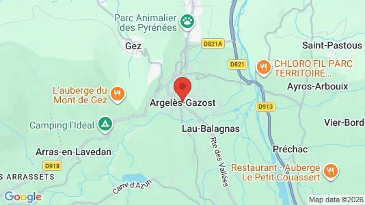 Ladenlokale zur Miete i Argelès-Gazost – Foto von Google Street View