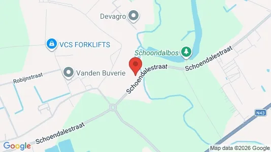 Lager til leie i Waregem – Bilde fra Google Street View