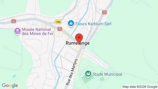 Kontorer til leie i Rumelange – Bilde fra Google Street View