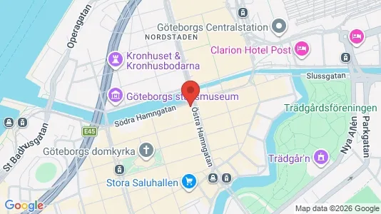 Kontorlokaler til leje i Gøteborg Centrum - Foto fra Google Street View
