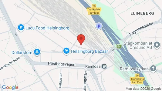 Lager zur Miete i Helsingborg – Foto von Google Street View