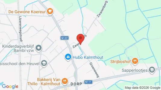 Liikekiinteistöt Vuokrattavana i Kalmthout - Kuva Google Street Viewstä