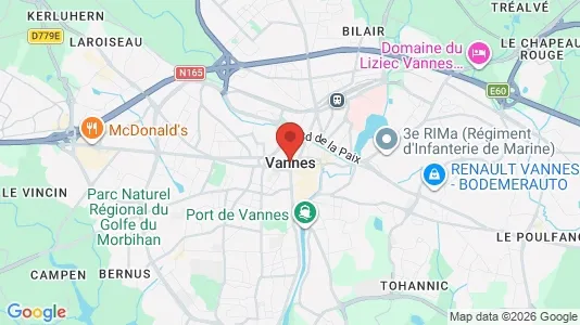 Kontorlokaler til leje i Vannes - Foto fra Google Street View