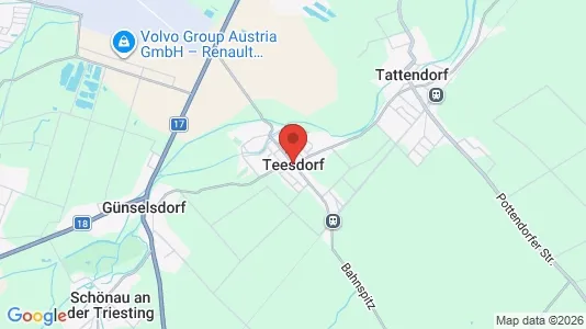 Werkstätte zur Miete i Teesdorf – Foto von Google Street View