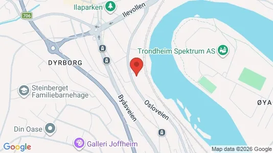 Office spaces for rent i Trondheim Midtbyen - kort over placeringen