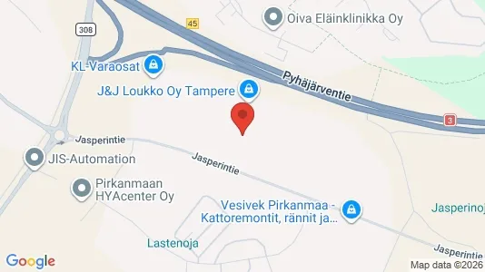 Lokaler til leie i Pirkkala – Bilde fra Google Street View