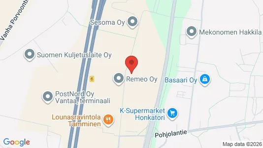 Værkstedslokaler til leje i Vantaa - Foto fra Google Street View
