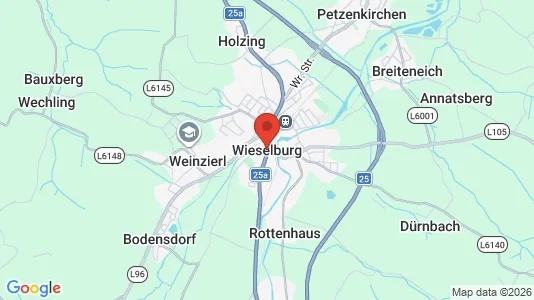 Gewerbeflächen zur Miete i Wieselburg – Foto von Google Street View