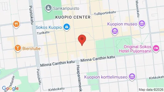 Büros zur Miete i Kuopio - kort over placeringen