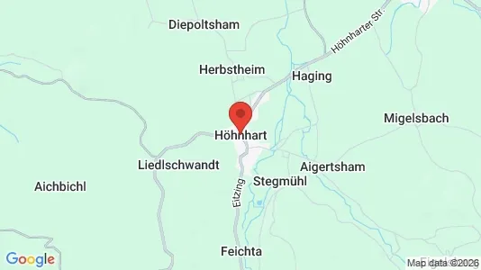 Lager til leie i Höhnhart - kort over placeringen