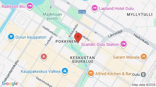 Kontorslokaler för uthyrning i Uleåborg – Foto från Google Street View