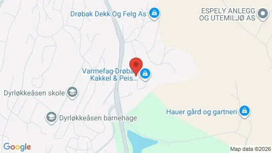 Lagerlokaler til leje i Frogn - Foto fra Google Street View