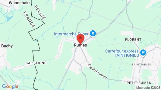 Gewerbeflächen zum Kauf i Rumes – Foto von Google Street View