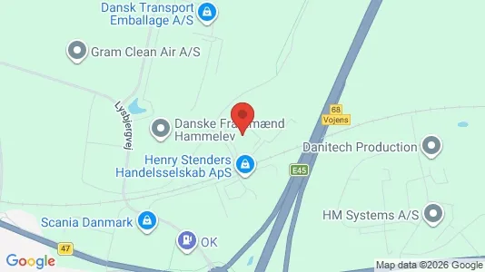 Lagerlokaler til leje i Vojens - Foto fra Google Street View