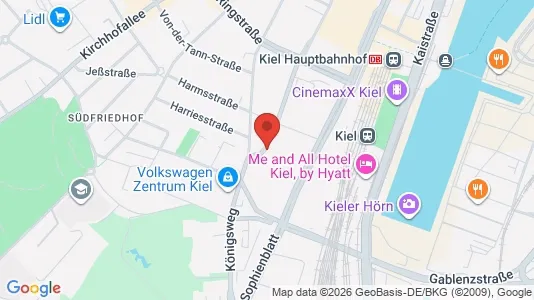 Kontorlokaler til leje i Kiel - Foto fra Google Street View