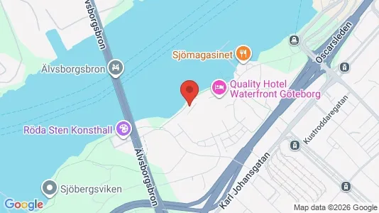 Kontorer til leie i Majorna-Linné - kort over placeringen