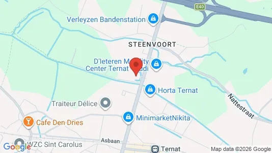 Bedrijfsruimtes te huur i Ternat - Foto uit Google Street View