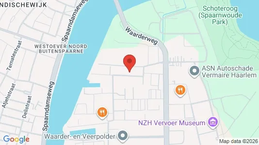 Lokaler til leie i Haarlem - kort over placeringen
