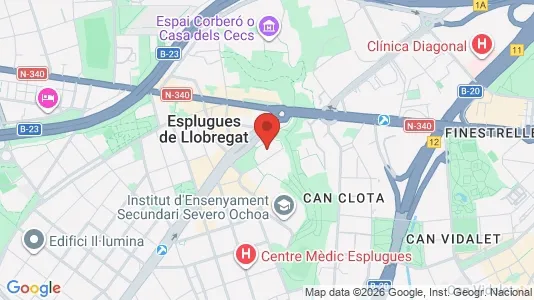Kontorslokaler för uthyrning i Cornellà de Llobregat - kort over placeringen