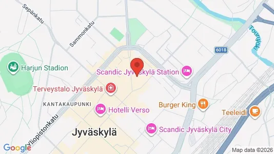 Office spaces for rent i Jyväskylä - kort over placeringen