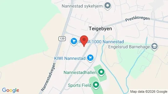 Büros zur Miete i Nannestad – Foto von Google Street View