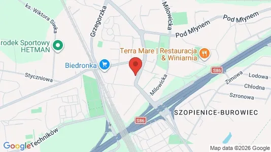 Büros zur Miete i Katowice – Foto von Google Street View