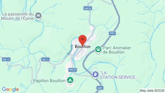 Lokaler til leie i Bouillon – Bilde fra Google Street View