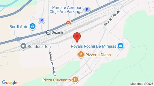 Commercial properties for rent i Apahida - kort over placeringen