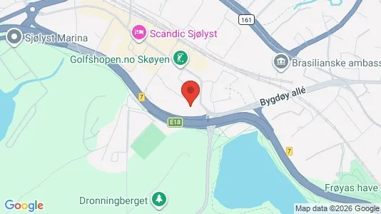 Büros zur Miete i Oslo Ullern – Foto von Google Street View