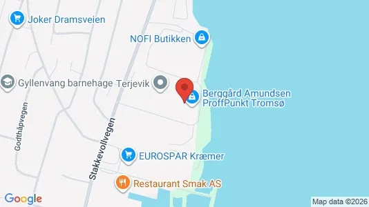 Toimistotilat Vuokrattavana i Tromsø - Kuva Google Street Viewstä