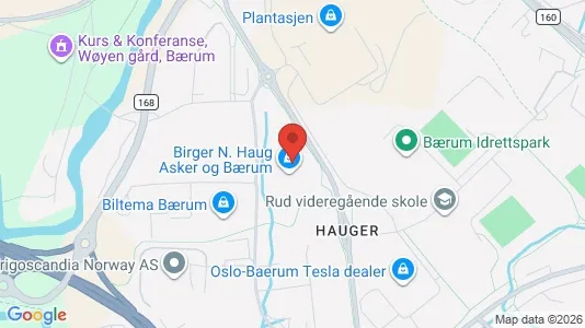 Büros zur Miete i Bærum - kort over placeringen