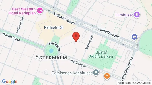 Kontorlokaler til leje i Östermalm - Foto fra Google Street View